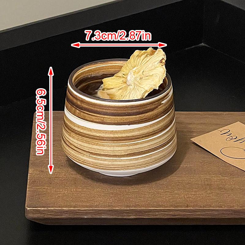 

1 шт. Кофейная чашка в стиле дзен, керамическая чайная чашка, ретро, деревенская, чайная чашка, элегантная