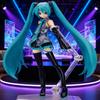 פיגמה חדשה קלאסית של Hatsune Miku figma014 עם מפרקים נעים, פנים מחליפות קול ראשוני, קופסה, דמות המופעלת ביד, אביזרים לניקוי