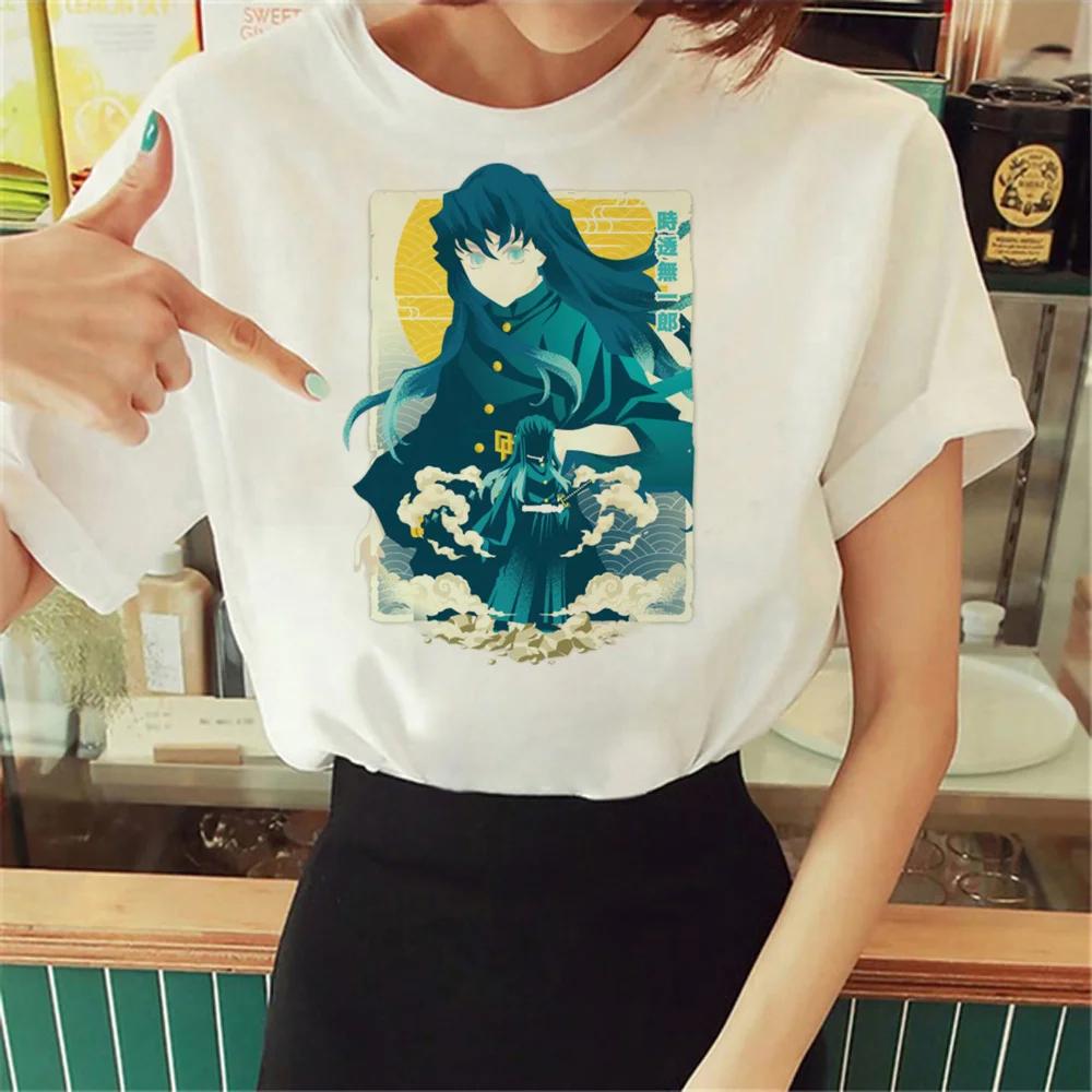 Muichiro Tokito tricou femei harajuku designer streetwear Tricou femei harajuku