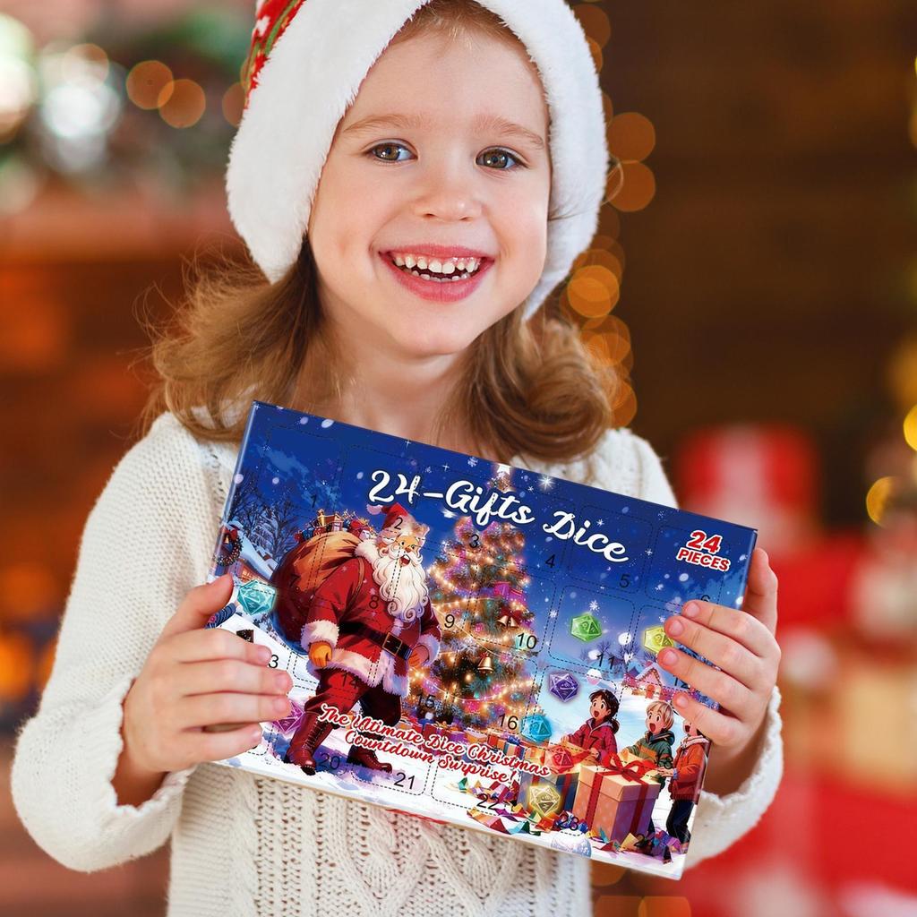 Dice Advent Calendar Advent Calendar Toy for The Countdown Holiday of Christmas Countdown Calendar Christmas Gift Xmas Gift