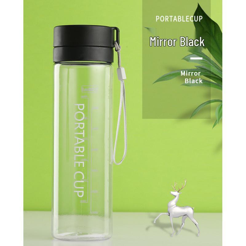 Large Capacity Sports Water Bottle with Frosted Finish and Portable Handle - Ideal for Outdoor Use and as a Promotional Gift