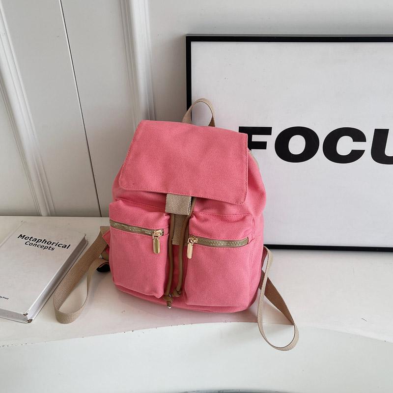 

Модний рюкзак для ноутбука. Полотняний рюкзак для студентів. Велика місткість. Модний рюкзак. Багато кишень. Стильний рюкзак для подорожей на природі. рожевий