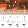 1pcs  Silver Gold Candlesticks Rotating Romantic Rotation  Carrousel Tea Light Candle Holder Dinner Wedding Bar Party