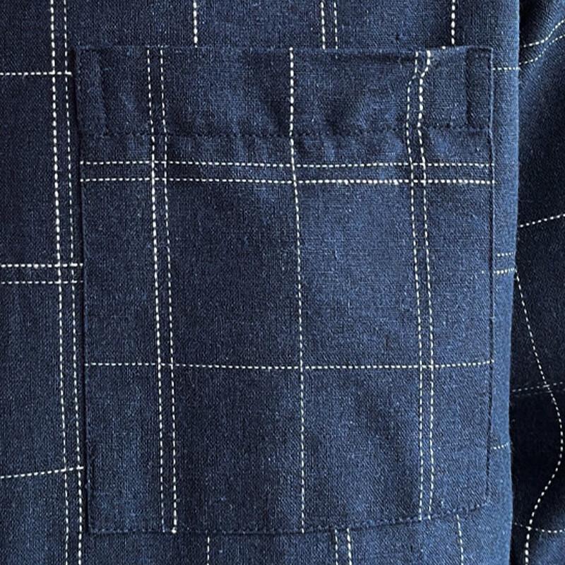 JEEP SPIRIT Men's Casual Plaid Long Sleeve Shirt