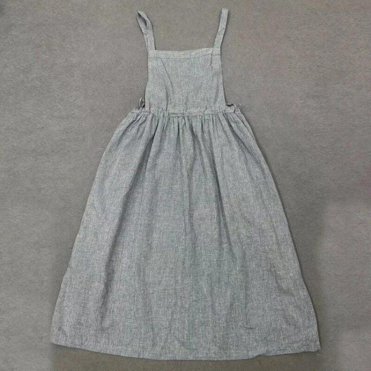 Japanese Style Mori Drawstring Waistband French Long Camisole Dress Johnature Women Large Skirt