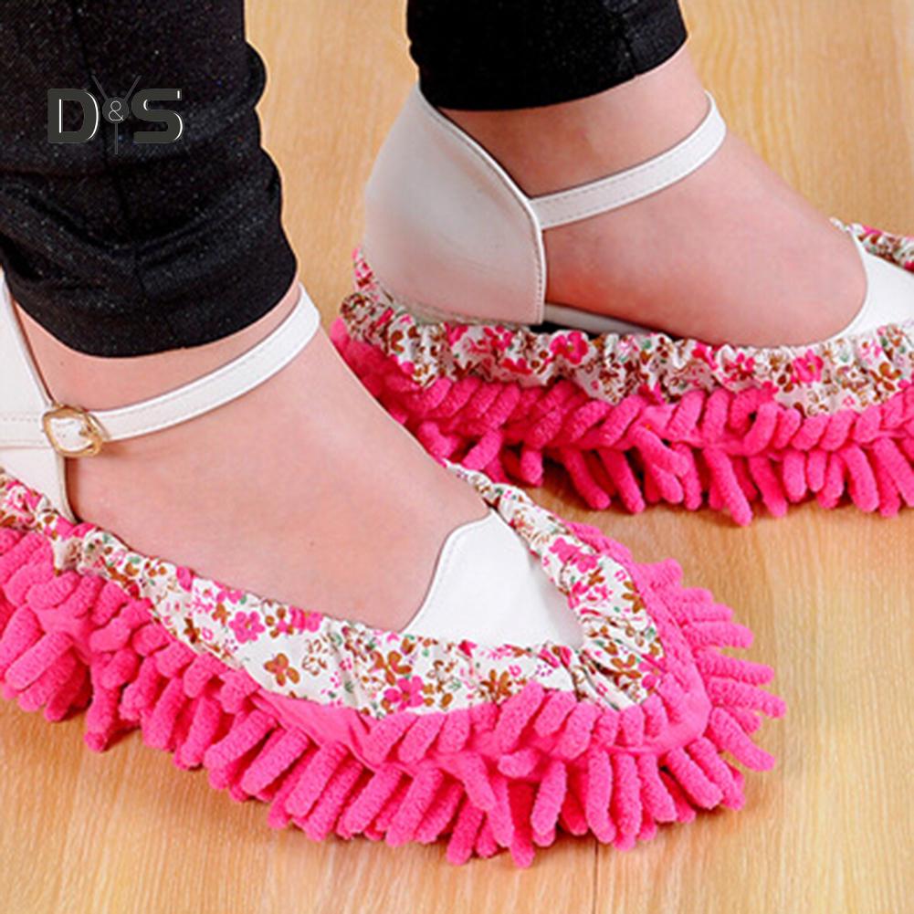 Decorations Home Dust Floor Cleaning Slipper Shoes Mop House Room Cleaner Detachable Shoe Cover