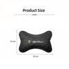 Car Leather Seat Headrest Neck Pillow Support Soft Cushion For Alfa Romeo 156 159 Giulia MiTo 147 Stelvio 4C 8C Giulietta Disco
