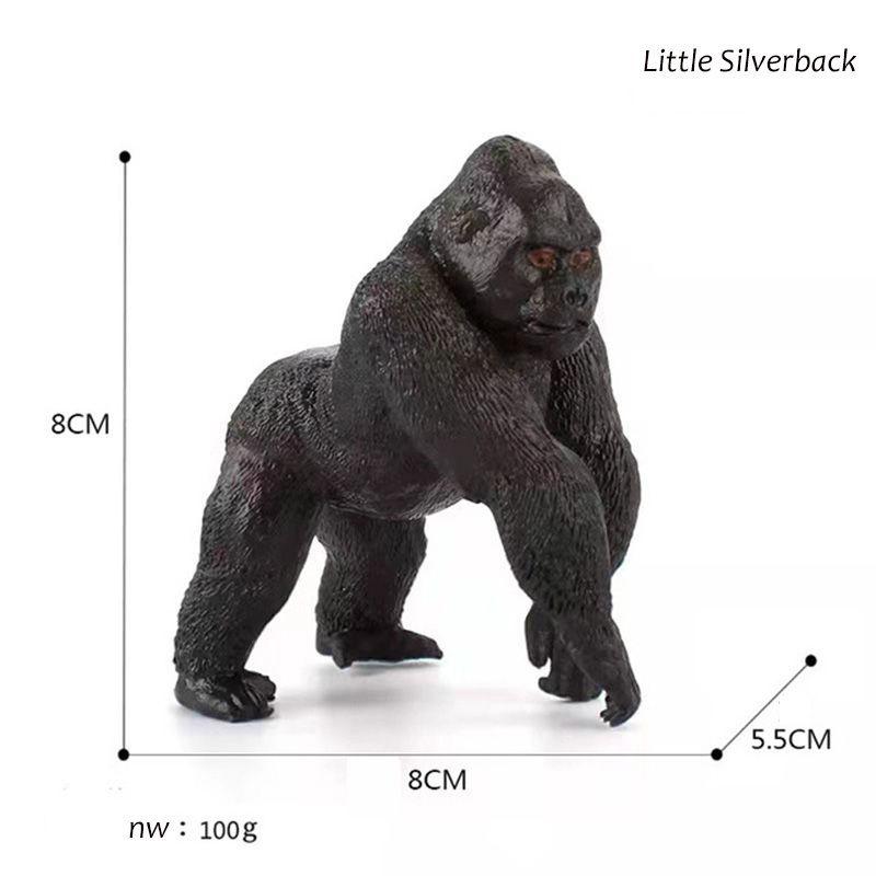 

King Kong Gorilla Model Figure Skull Island Toy Vividly Designed Educational Gift For Children And Collectors Little Silverback
