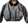 Noora Mens BROWN Leathers Bomber Flight Military Jacket | Aviator Fur Leather Jacket | Shearling Leather Jacket | Sheepskin Jacket Gift Him