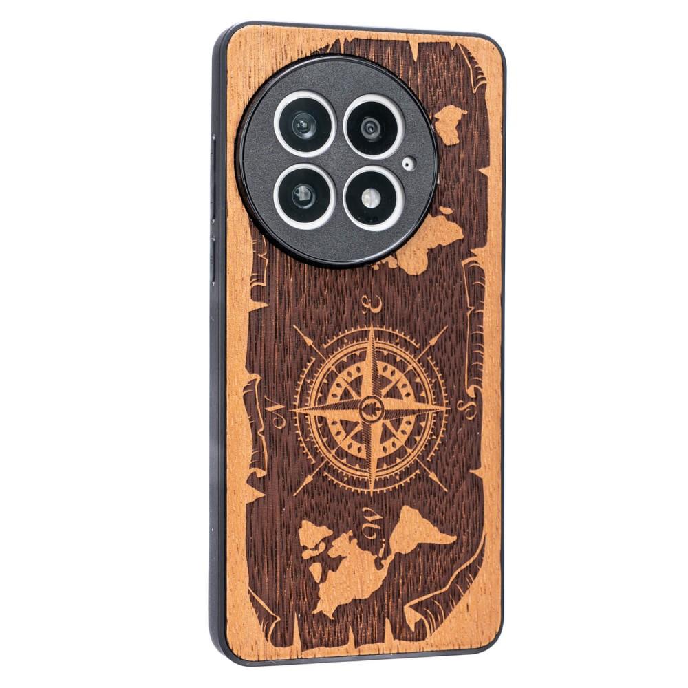 Bewood Wooden Case for OnePlus 13 Wind Rose Merbau