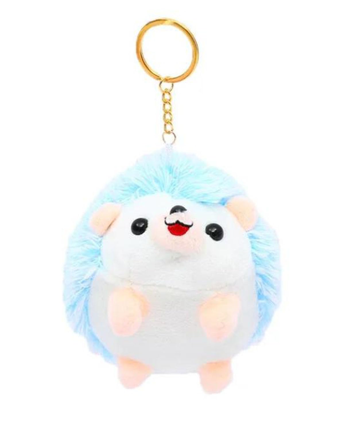 

Игрушка плюшевая ёжик SAKIRABITO с цепочкой (синий)