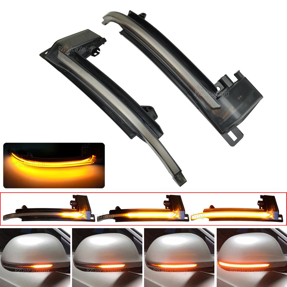 2 Pieces Dynamic Blinker Mirror Light for A4 A5 B8 A3 8P Q3 A6 C6 4F S6 LED Turn Signal Side Indicator Blinker SQ3 A8 D3 8K