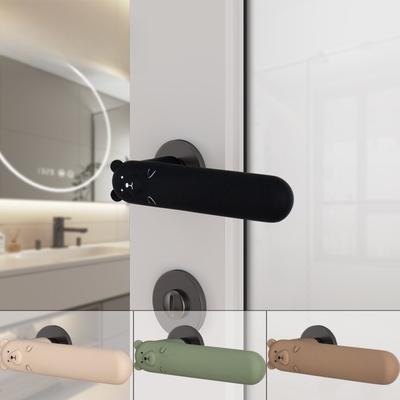 Thickened Silicone Door Handle Covers Anti-Collision Protectors for Home Bathroom Cabinet Window Child Safety Baby Proofing