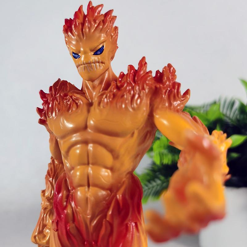 20cm Digimon Battle Flame Beast Anime Peripheral Figurines, Table Sets, Model Ornaments And Gifts, Gk Statues