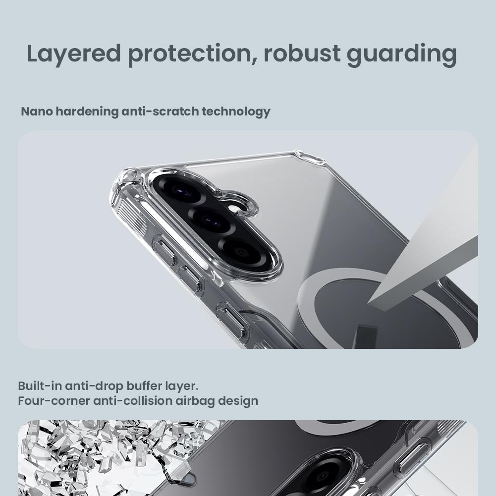 NILLKIN For Nillkin for Samsung Galaxy A56 5G Phone Case Nature TPU Pro Magnetic Back Cover Slim Silicone Case