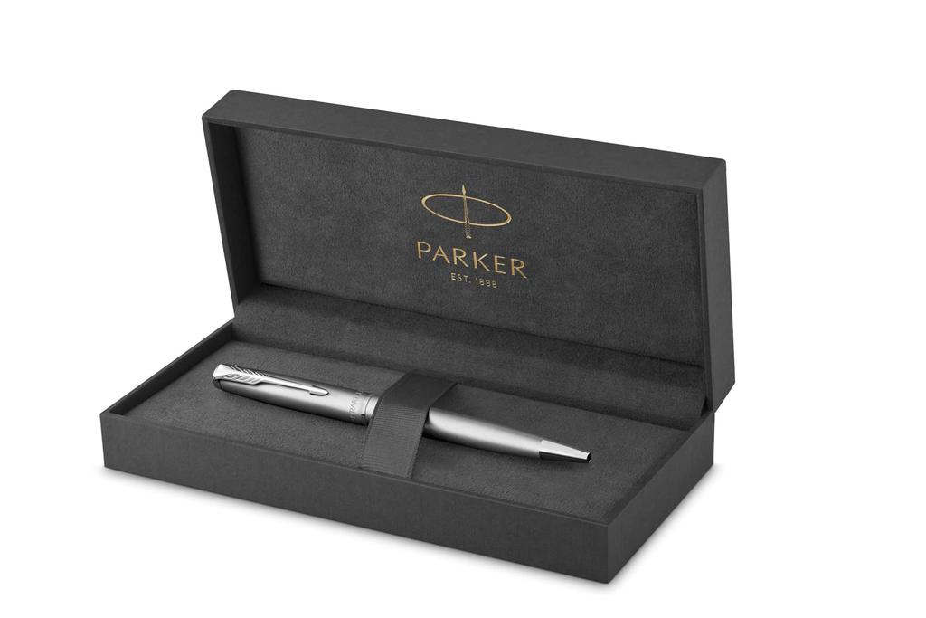 Kuličkové pero PARKER Sonnet Essential Sandblast CT Medium Point v dárkové krabičce, originální dovážený produkt, olejová báze 2146880Z