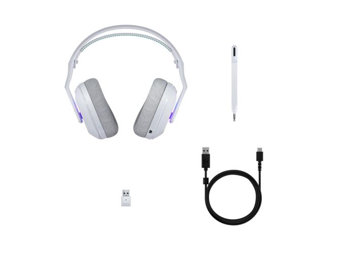 Logitech G522 Lightspeed Wireless Gaming Headset, Bluetooth, White