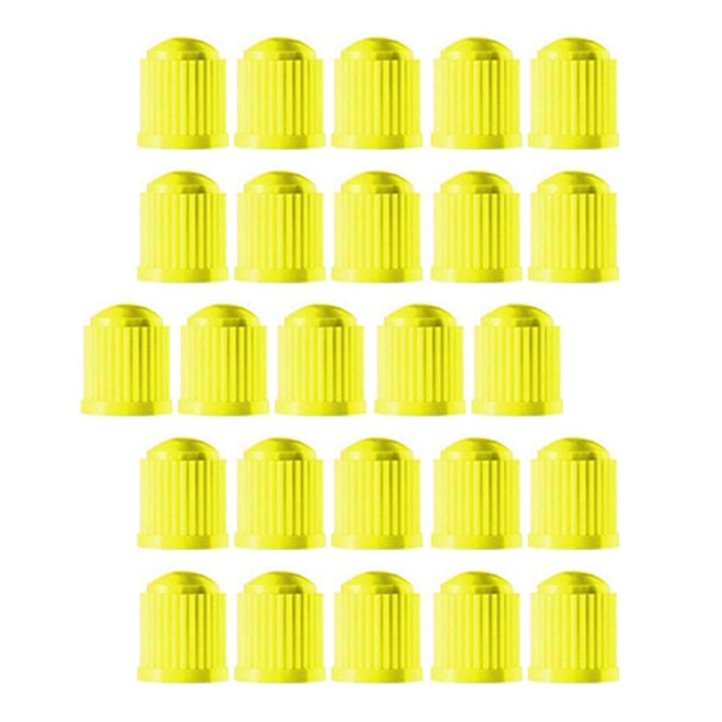 25 Stück Auto Reifenventilkappen Passen Schrader-Ventil SUVs für Motorräder