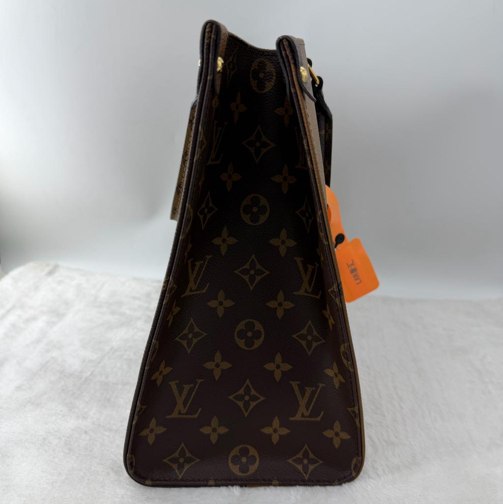[Pre-Owned] Louis Vuitton Onthego MM 'Brown Giant Monogram/Brown Monogram Reverse Canvas' - Excellent #XMUC04