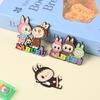 Labubu Cartoon Creative Metal Fridge Magnet – Cute, Strong Magnetic Decoration.