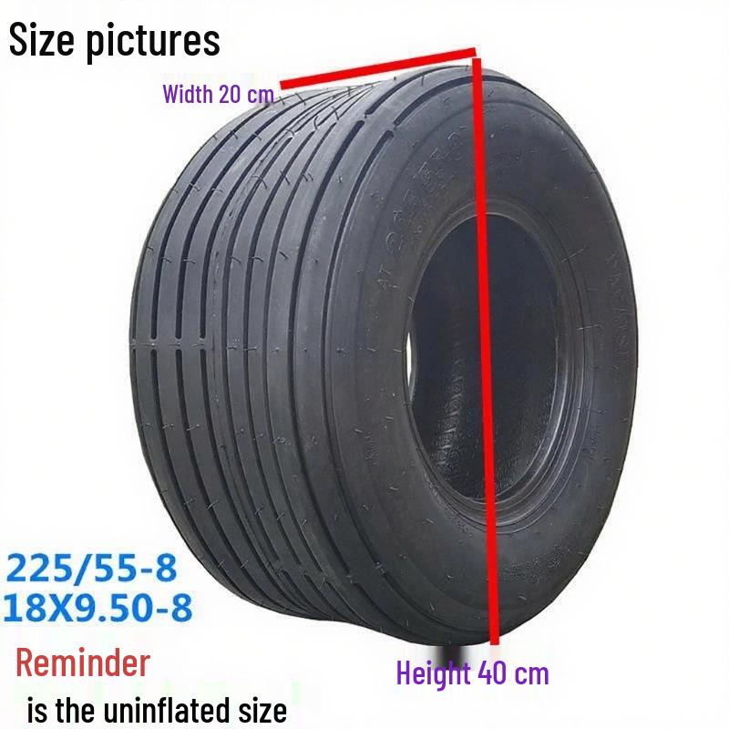 Harley Roller Schlauchloser Reifen 225/55-8, 18x9.50-8 Zoll Zubehör Auf Lager