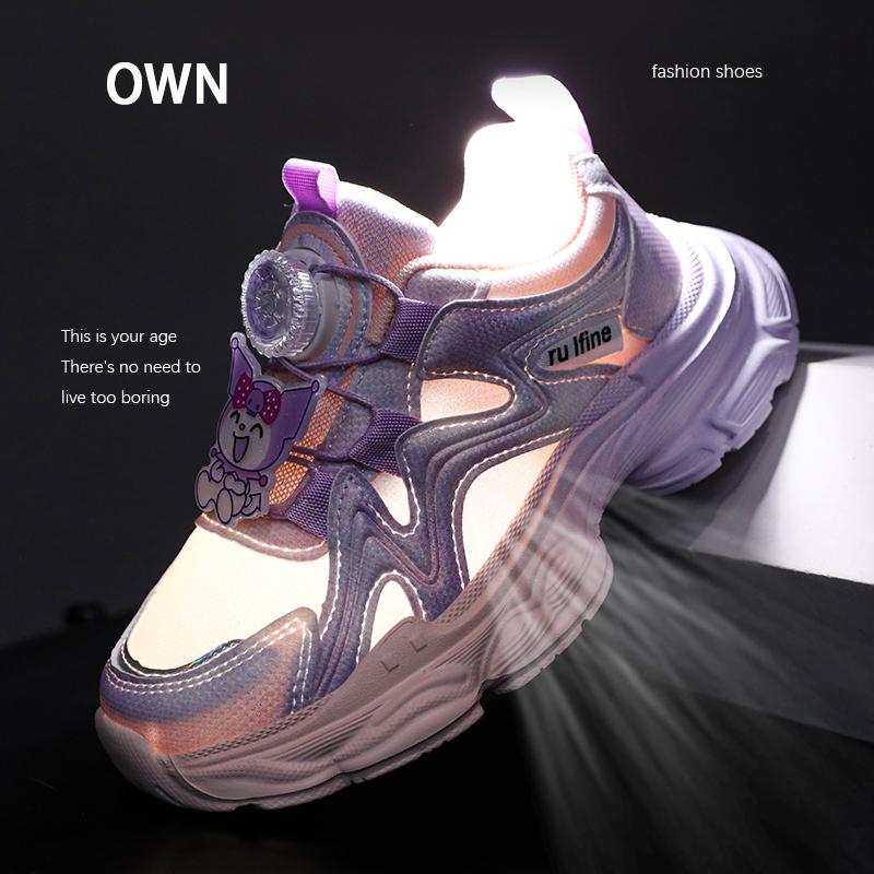 Internetové Celebrity dětské sportovní boty pro chlapce a dívky, střední a velké děti s měkkou podrážkou Dívčí boty pro táty