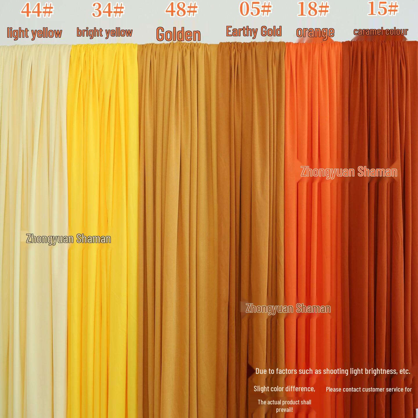 Романтичная желтая свадебная штора из молочного шелка - Эластичная ткань, фон из марли