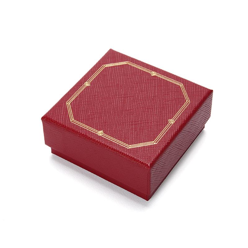Chinese Red & Dark Green Jewelry Gift Box for Necklace, Ring, Earring - Classic Style Ornament Box