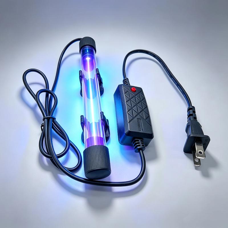 Aquarium UV Sterilizer Light USB Powered Bacteria Killing Algae Removal Light for Home Desktop Mini Fish Tank Use