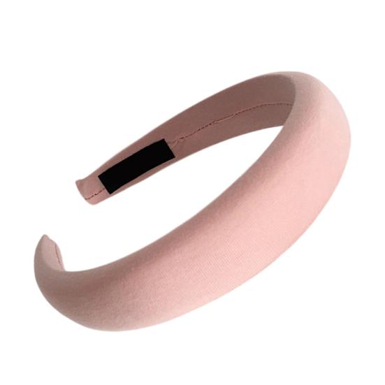 

Versatile Headband Comfortable Fit Candy Color Thick Sponge Hair Hoop Daily Wear Makeup Hair розовый