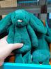 New Snow Rabbit Gemstone Plush Doll Gooseberry Green Blue Red Bonnie Rabbit Collectible Stuffed Animal