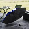 1PC Mi-lan FC Emblem Printed Umbrella Folding Umbrella, Automatic Umbrella 8-Frame for Travel, Camping Fan Gifts Christmas Gifts