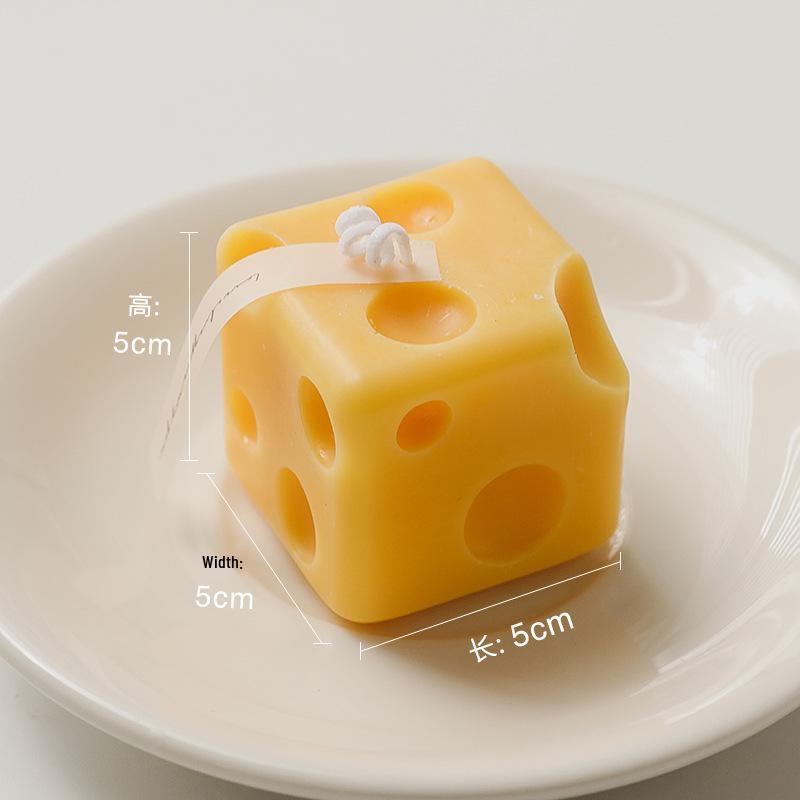 Scented Cheese Candle Ornaments for Home Decor, Birthday Gifts, and Party Favors