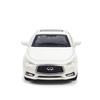 Paudi Model 1/64 Scale Infiniti Q60 2017 Model Car, White, Finished Product, for Collection