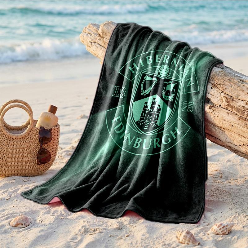 Asciugamano da Spiaggia in Microfibra Hibernian FC Asciugatura Rapida Assorbente Grande per Spiaggia Nuoto Viaggio