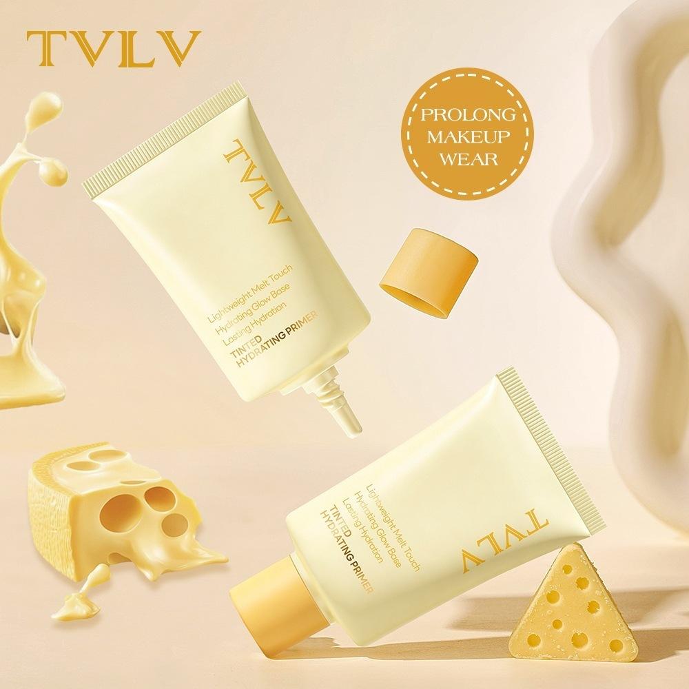 TVLV Butter Primer Sheer Hydrating Tinted Primer Brightening Oil-Control Base Cover Pores 30ml