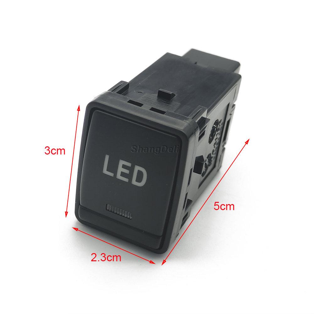 1Pc Power on off DRL LED Light Button Seat Mirror Steering Wheel Heating Switch Radar for Nissan Tiida Sylphy Qashqai X-TRAIL Switches4