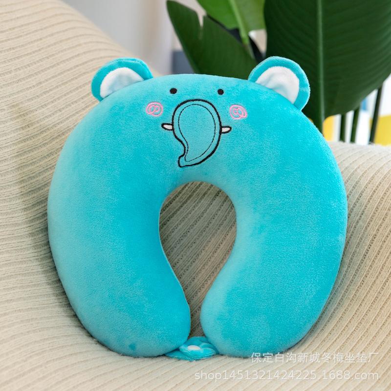Cute Cartoon Neck Pillow Throw Pillow U-shaped Pillow Plush Toy Comfortable Nap Pillow