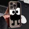 Big eye briquettes are suitable for Apple 15promax mobile phone case iPhone14/13 simple 12/11 new 17/16p
