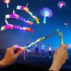 10pcs LED Light Rockets - Bright Flying Toys with Sling Shot Launcher, Party Favorites for Birthday