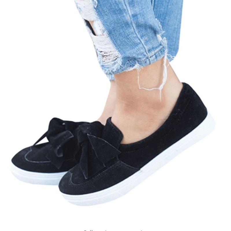 Spring and Summer New Bow Casual Women's Shoes Platform Women's Single Shoes