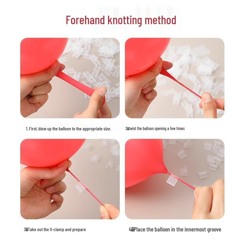 Hochzeit & Party Ballonbinde-Verschlussclips mit kostenlosem Versand