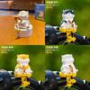 Resin Cat Art Toy With Fishing Motif For Wedding Or Birthday Gift