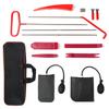 18PCS Car Door Tool Kit Inflatable Air Pump Auto Window Door Open Fixing Gripper Tools Long Reach Kits with Carrying Bag