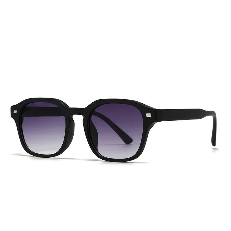 Summer New Retro Modern Double Beam Sunglasses Outdoor Driving Personalized Street Photography Anti Uv400 Sunglasses