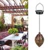 Outdoor Solar Lantern Hanging Light LED Waterproof Yard Patio Garden Lamp Decoration New