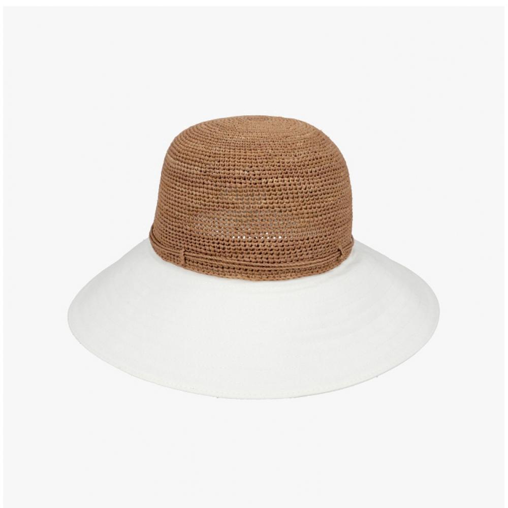 Helen Kaminski My Nuga Tropical Visor Sun Cap Hat50575