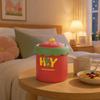 Plastic Mini Waste Bin Cartoon Waste Paper Basket Creative Tea Slag Can Children's Bedroom