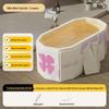 Foldable Full Body Bath Tub for Adults & Couples - Compact Household Bath Basin & Children's Sitz Bath