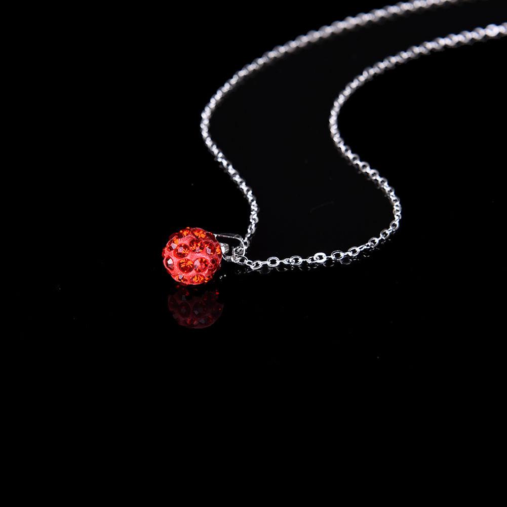 שרשרת תליון ריינסטון אופנה ליידי עגיל וו עגיל מסיבת משתה סט תכשיטים